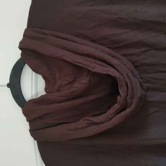 LIQUID X. Greenish black long sleeves hoodie light sweater size Small - Picture 4 of 7